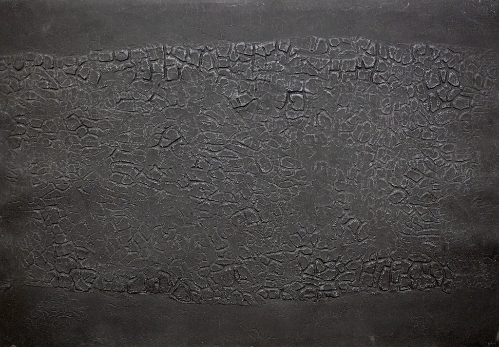 Alberto Burri - Cretto Nero A