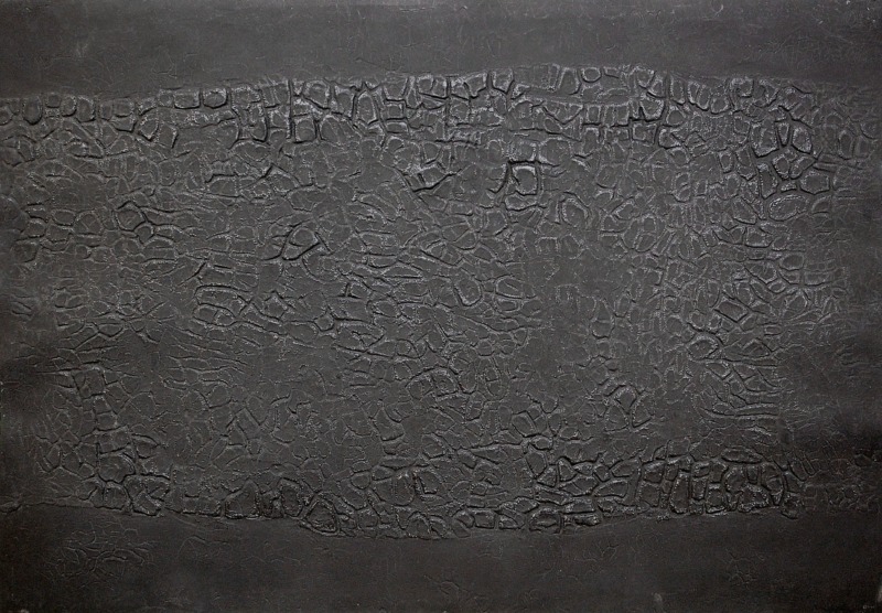 Alberto Burri - Cretto Nero A