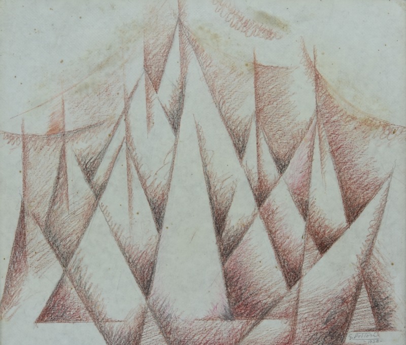 Gerardo Dottori - Idea per un quadro (forze ascensionali)