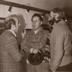 Remo Gardeschi, Giovan Battista Vaiani Lisi, Antonio Possenti alla Galleria Piero Della Francesca (photo by Giacomo Vaiani Lisi-all rights reserved)
