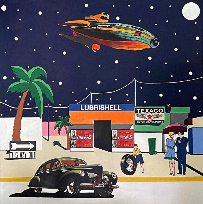 Giancarlo Montuschi - Una notte alla stazione di servizio